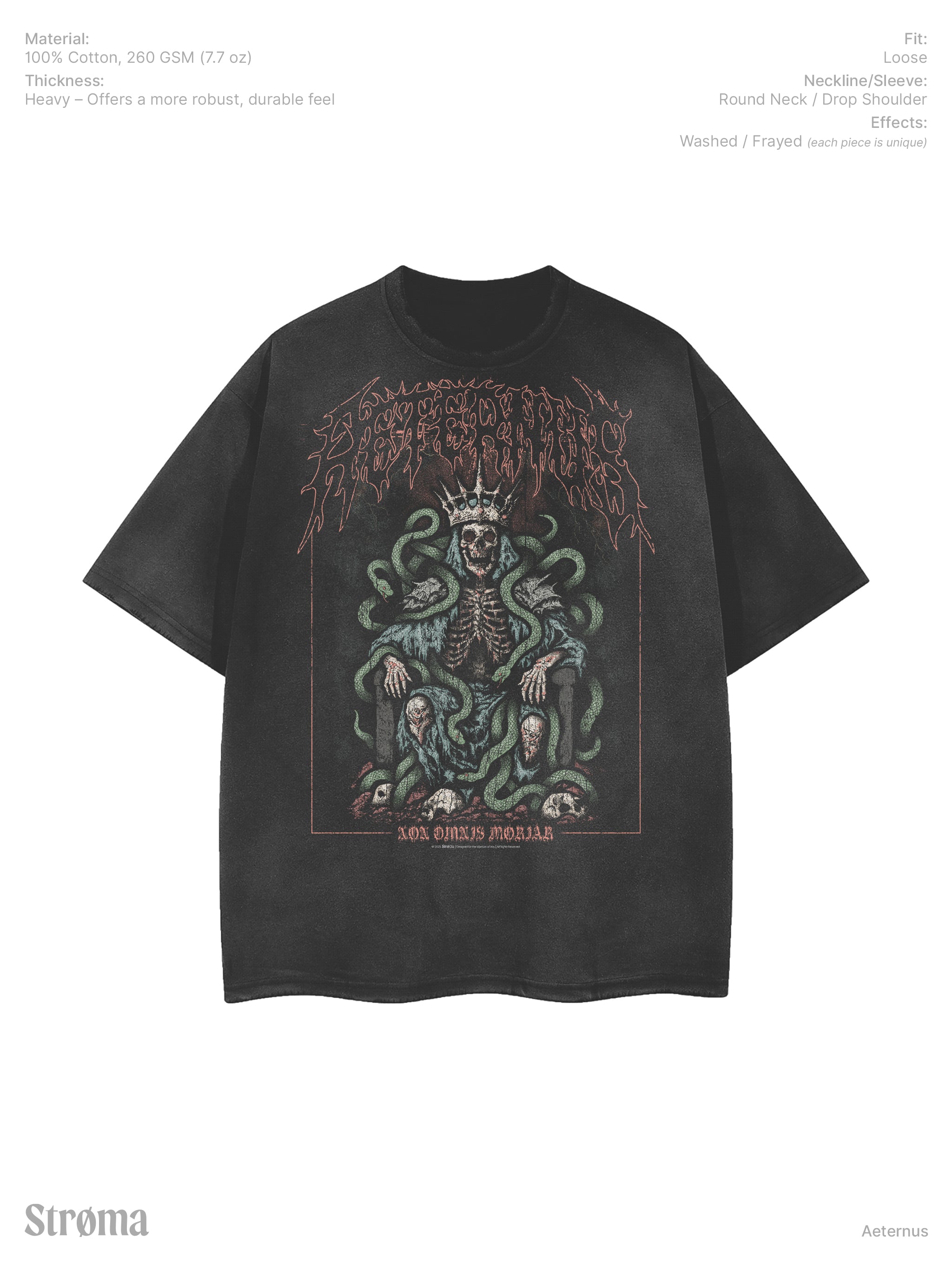 Aeternus Hand-Frayed T-Shirt