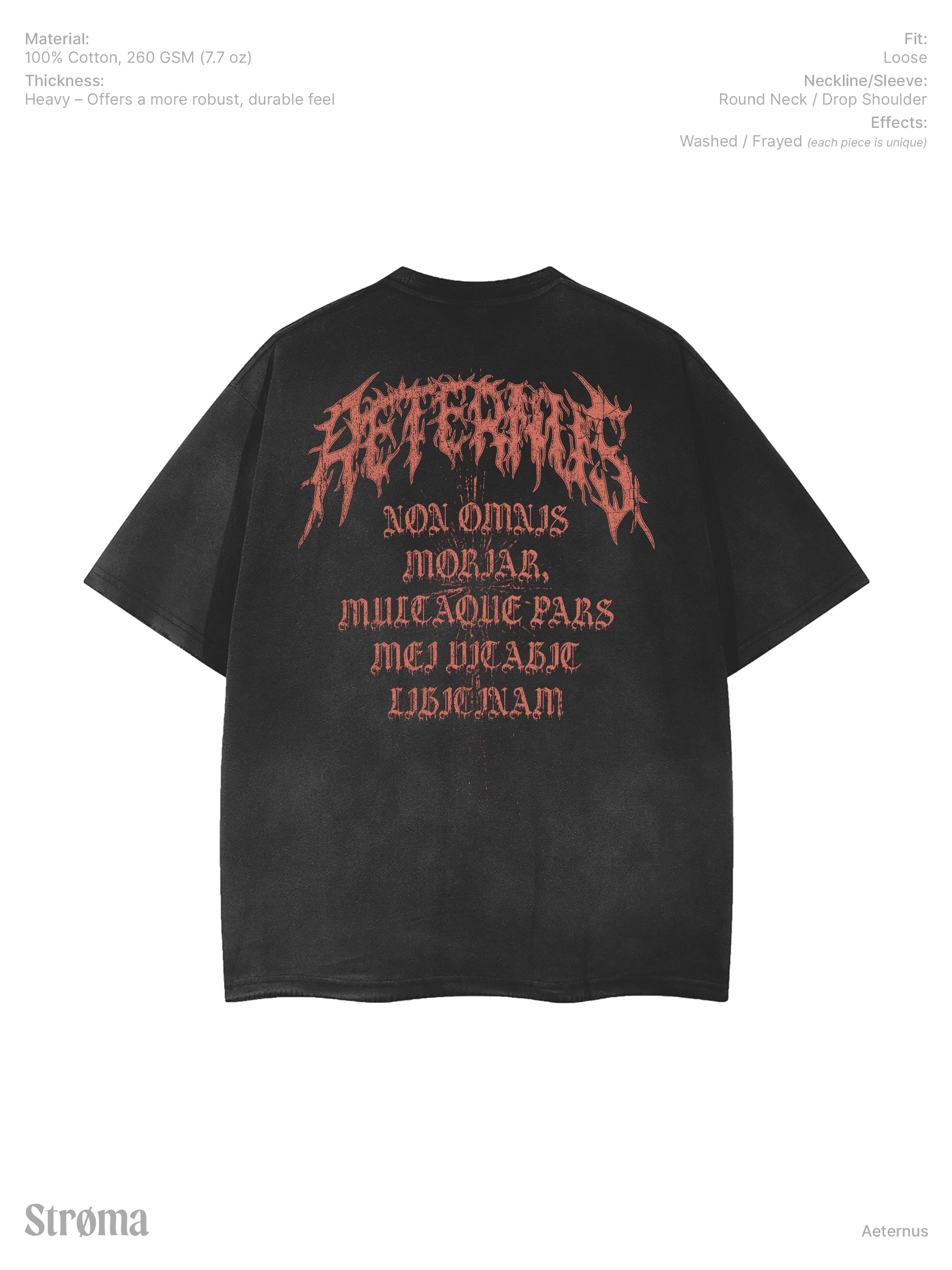 Aeternus Hand-Frayed T-Shirt