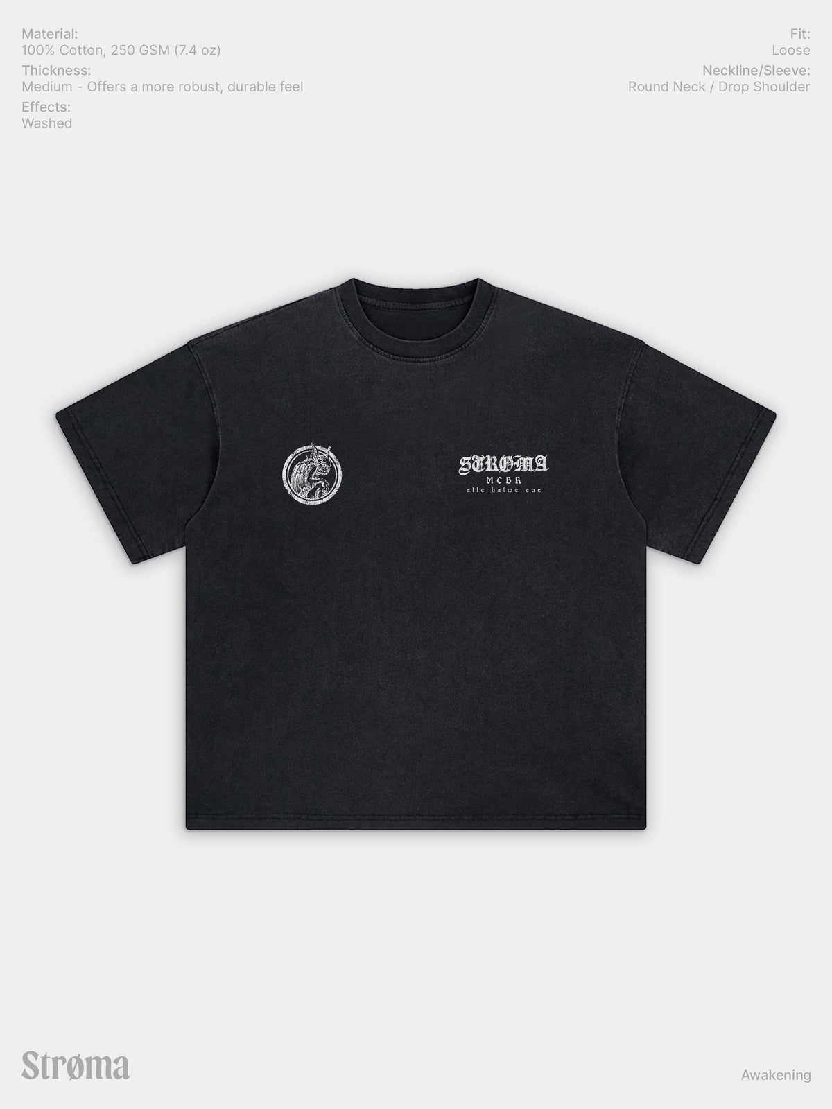 Awakening Enzyme Washed T-Shirt