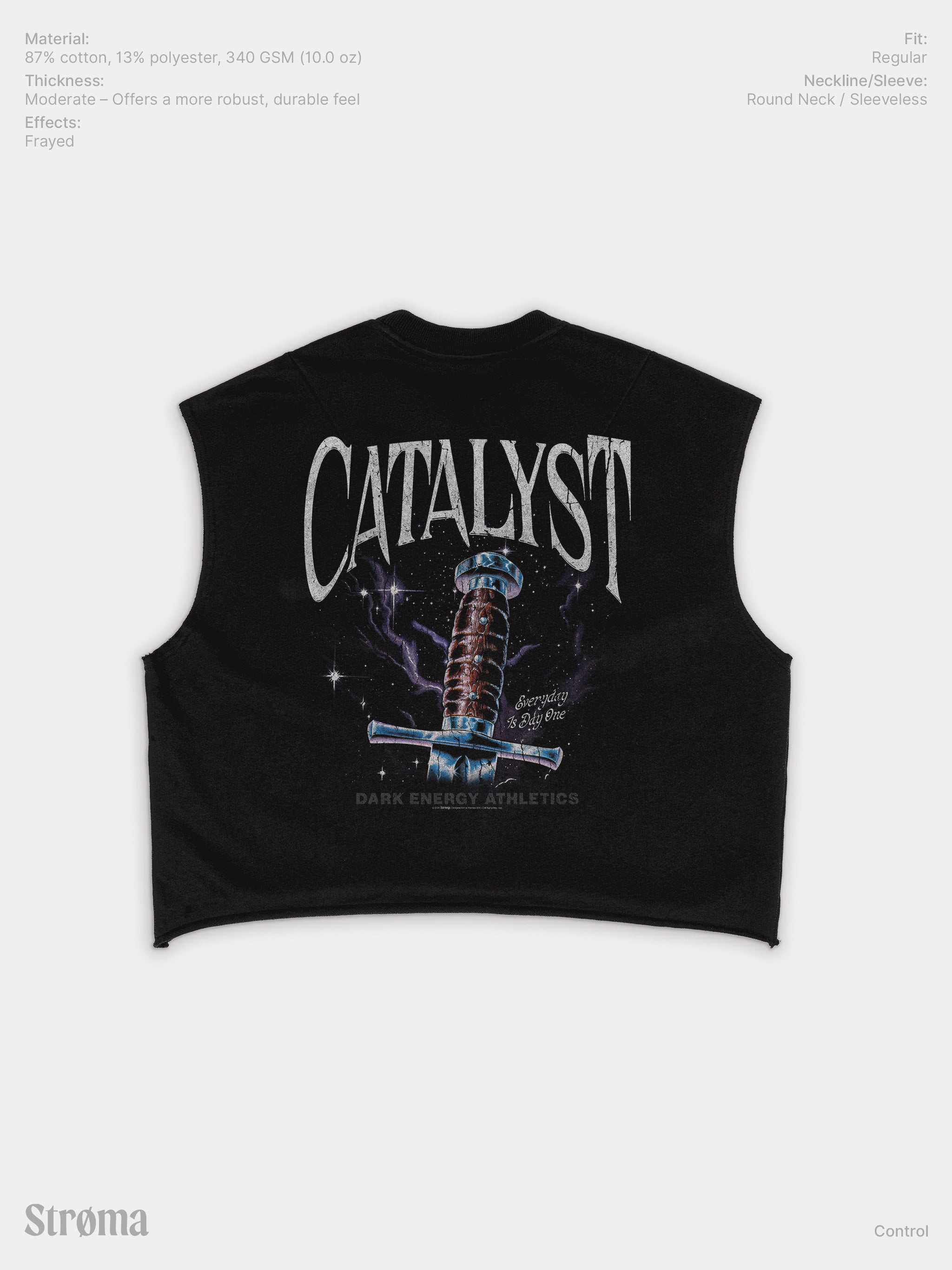 Control French Terry Boxy Tank Top