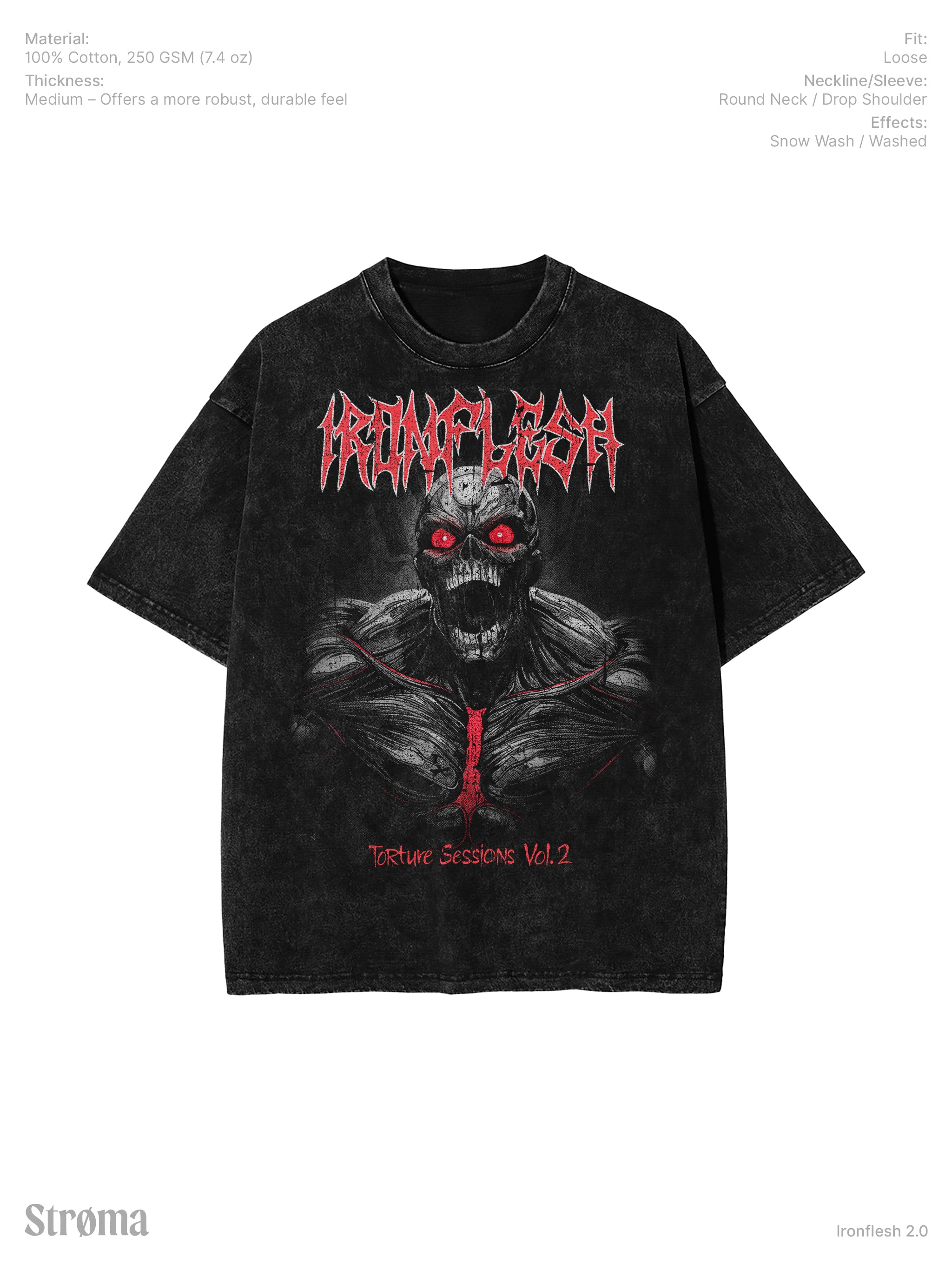 Ironflesh 2.0 Snow Washed T-Shirt