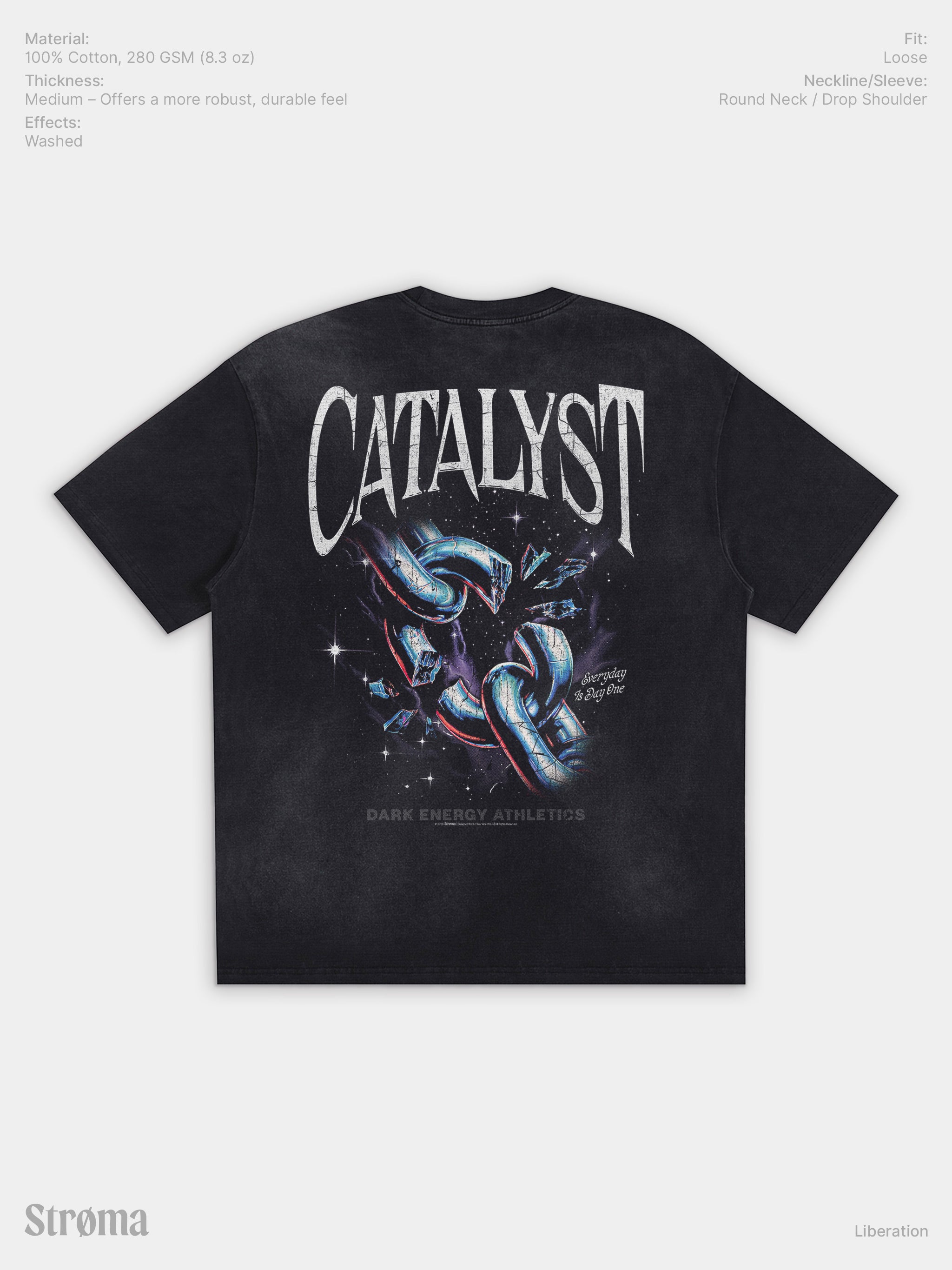Liberation Sunfaded Loose Fit T-Shirt