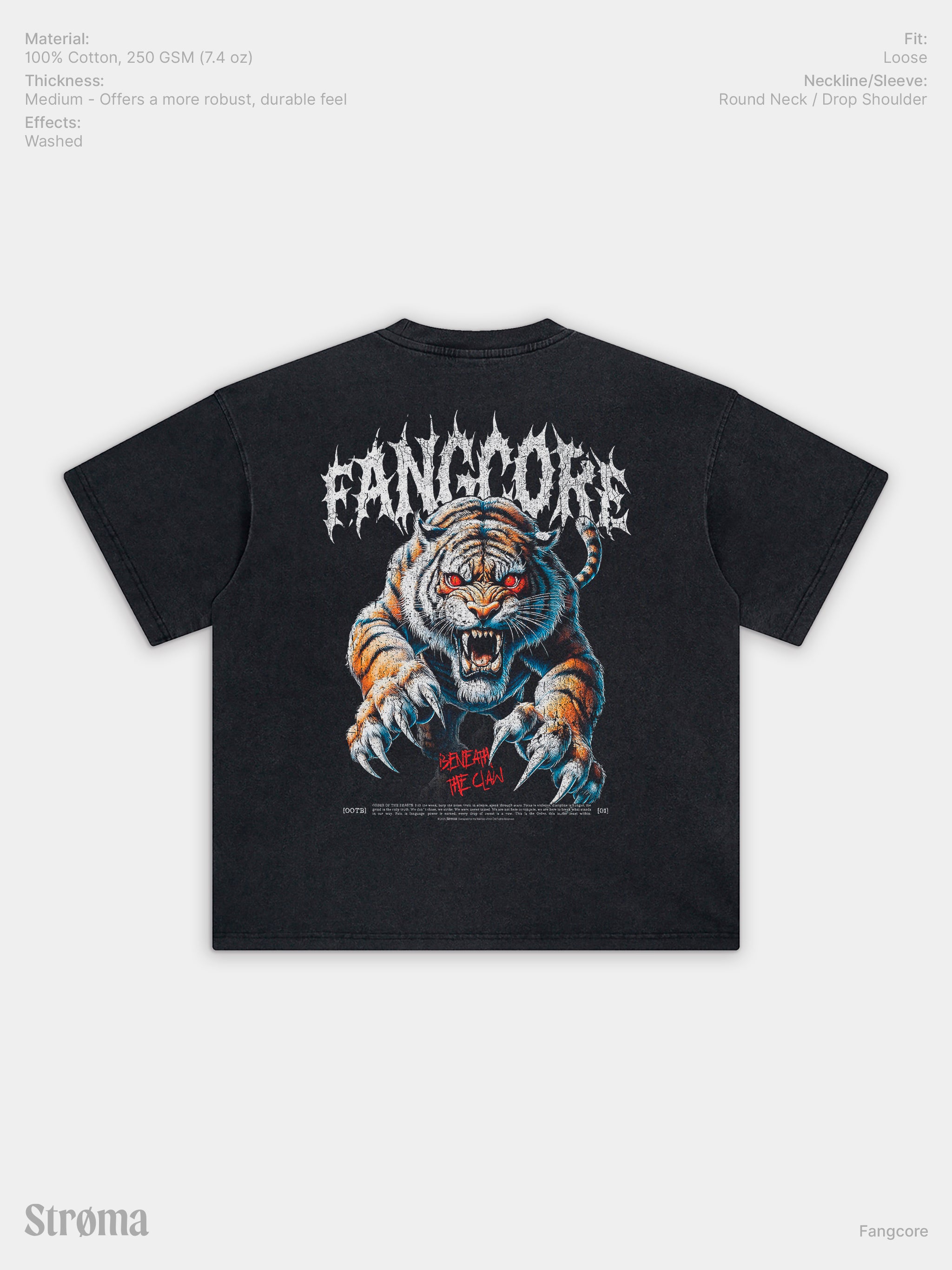 Fangcore Enzyme Washed T-Shirt