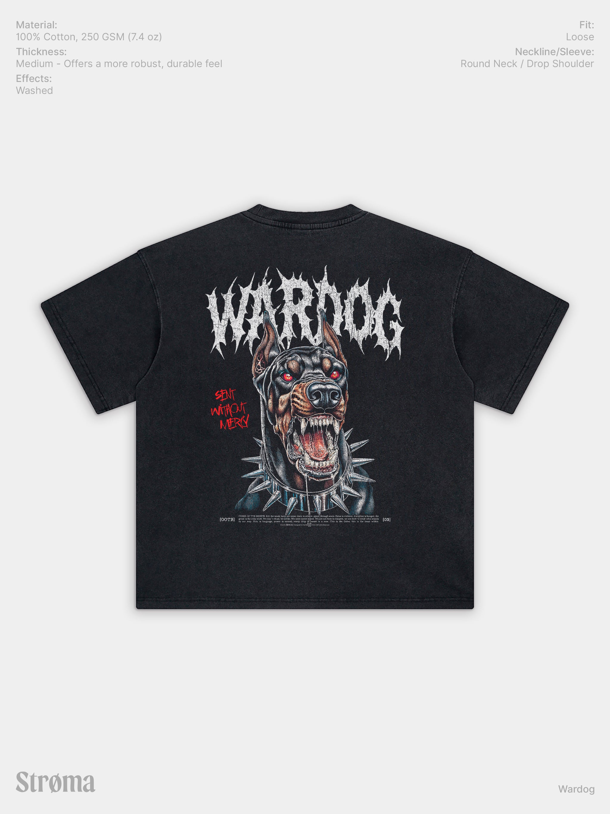 Wardog Enzyme Washed T-Shirt