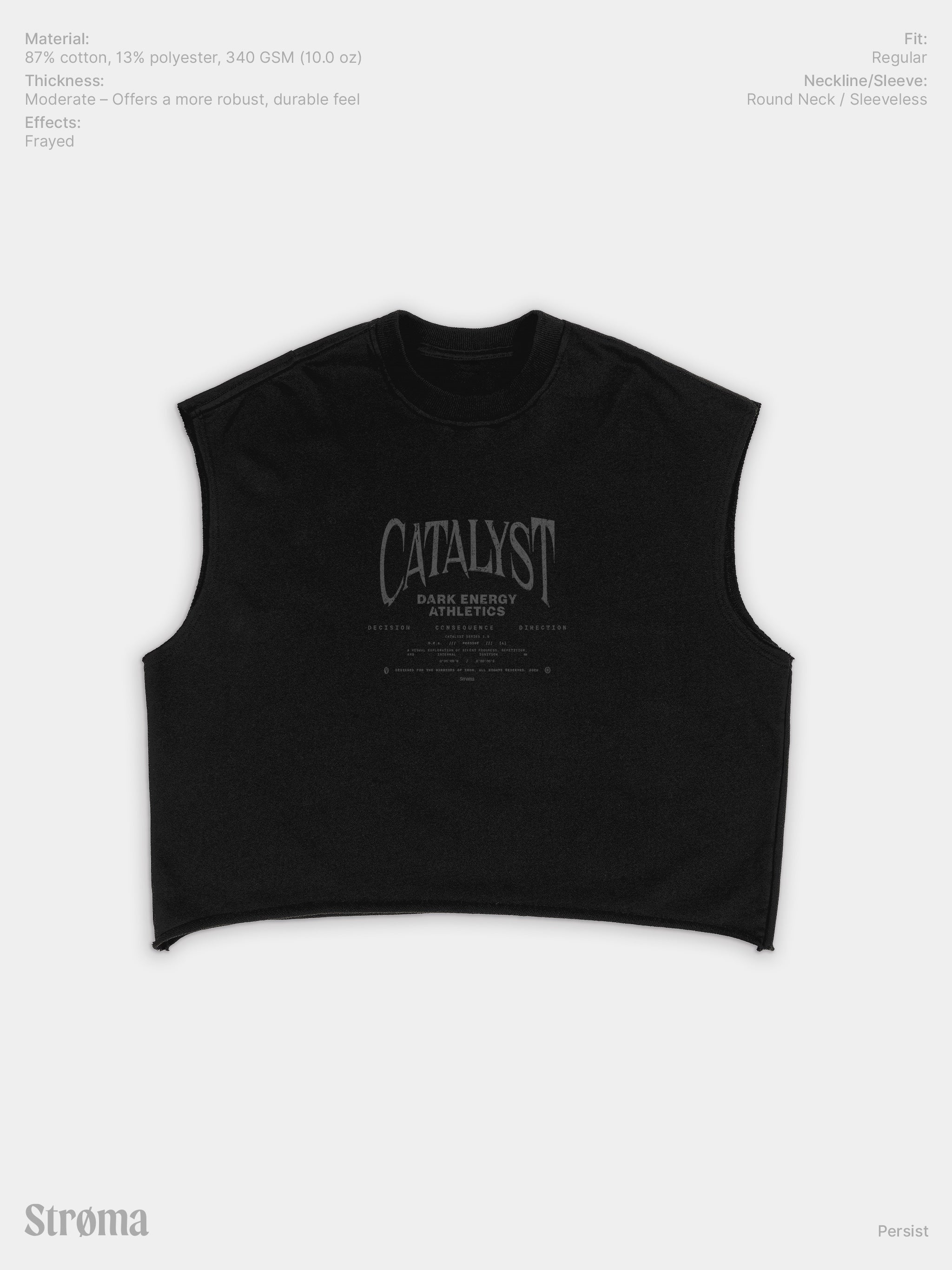 Persist French Terry Boxy Tank Top