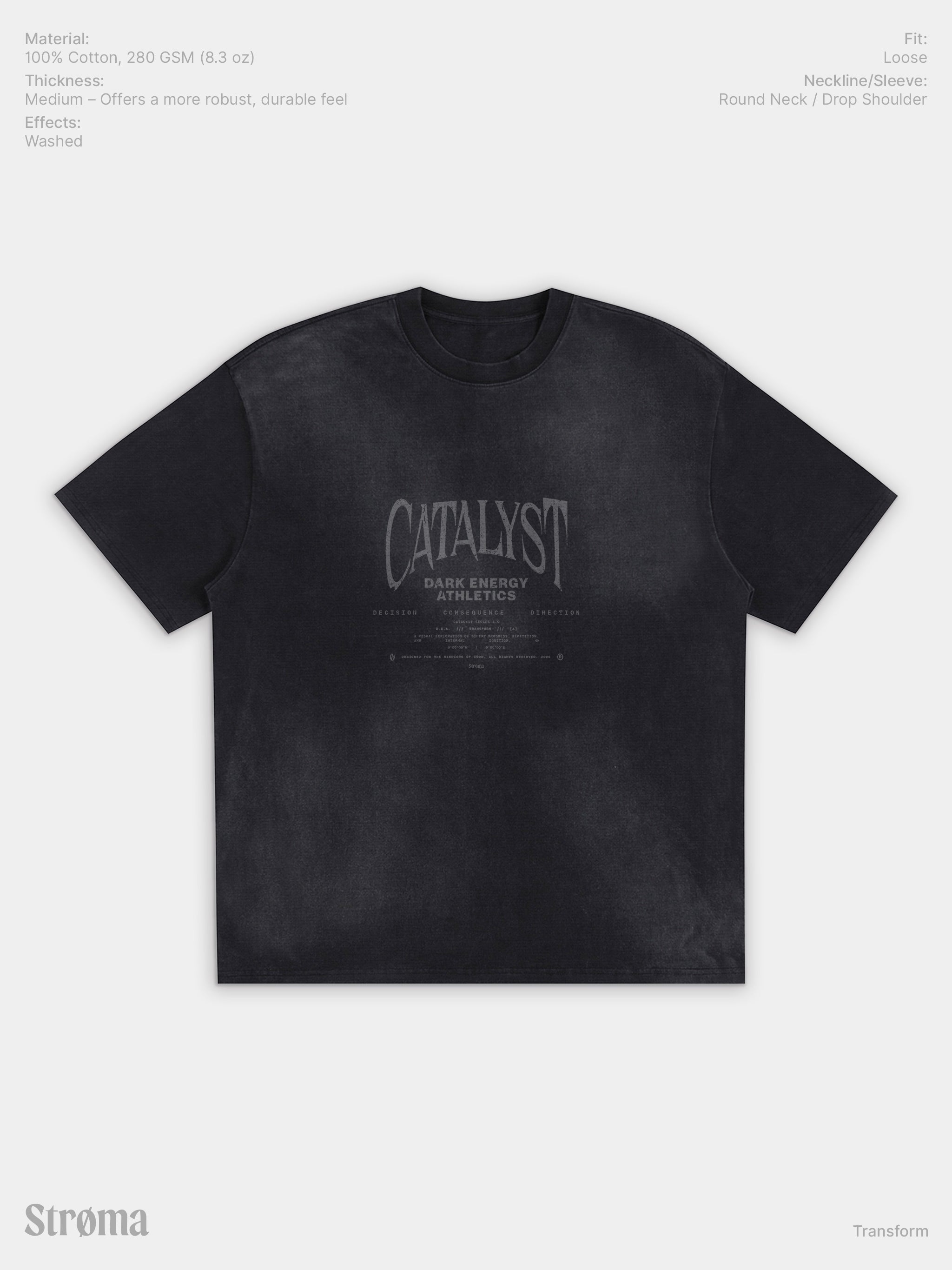Transform Sunfaded Loose Fit T-Shirt