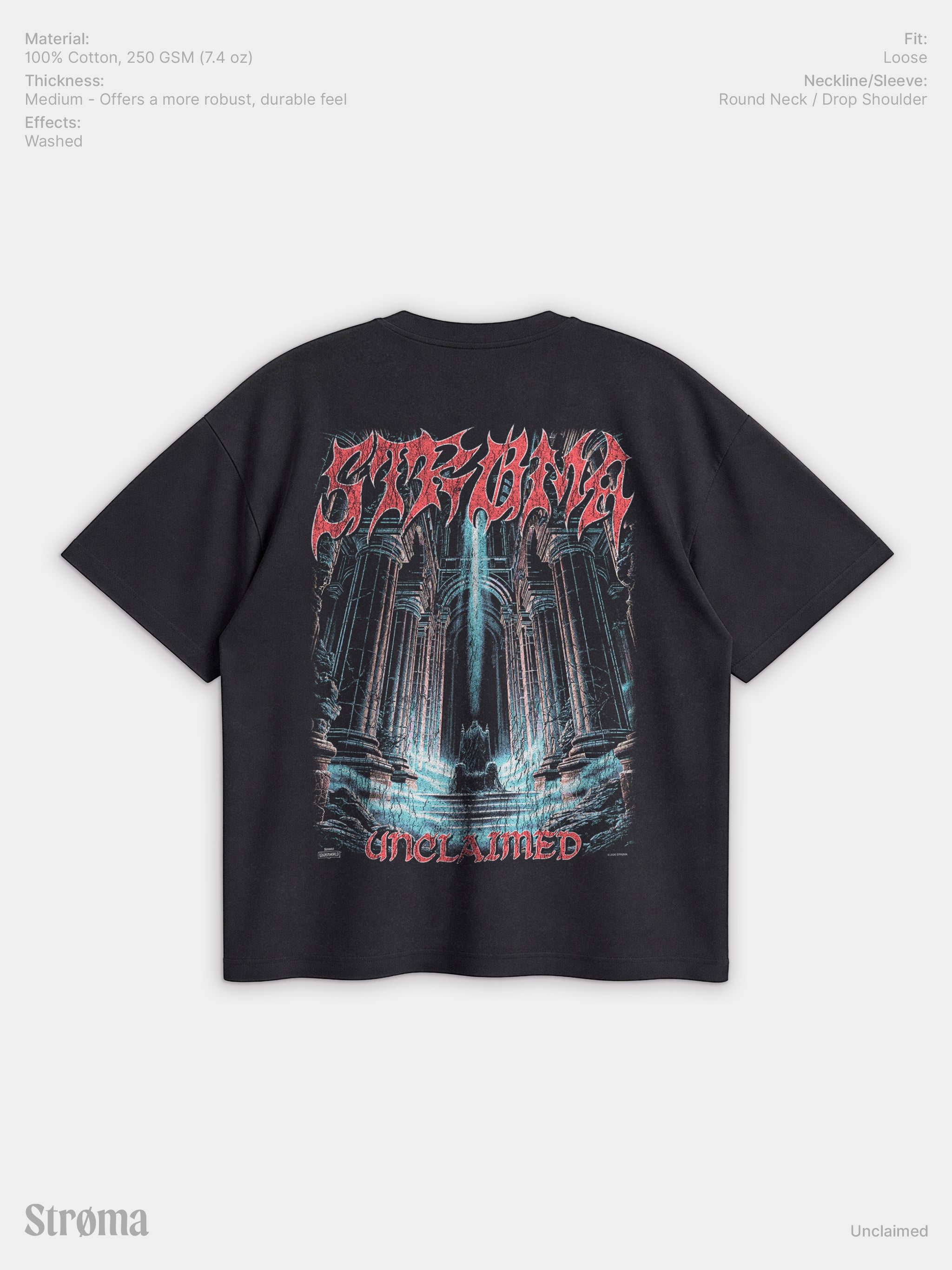Unclaimed Enzyme Washed T-Shirt